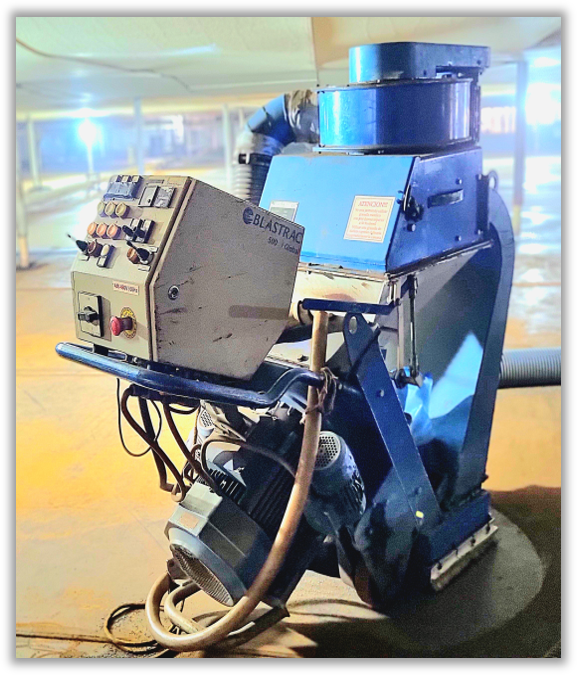 Máquina de granalha Blastrac